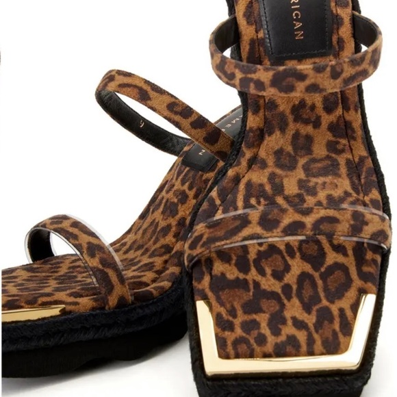 Espadrille Wedge Sandal GOOD AMERICAN Size 9.5 - Picture 4 of 7